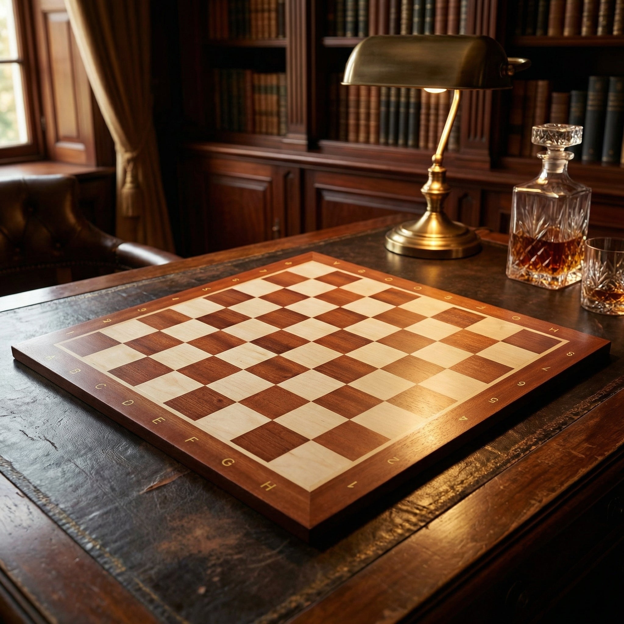 Premium Wooden Chessboard | Mahogany & Maple