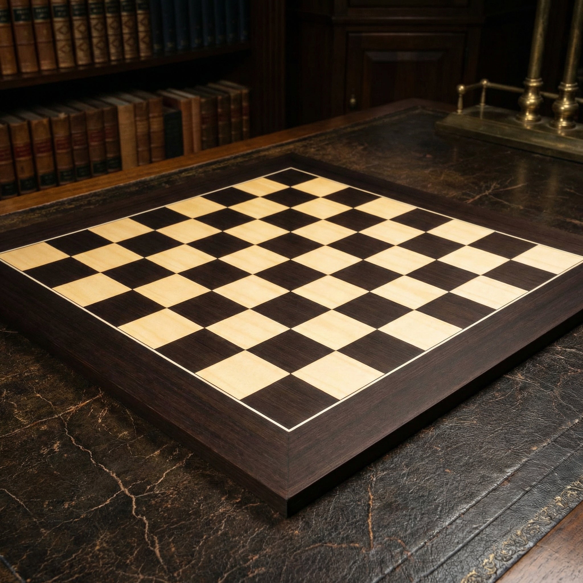 Wooden Chessboard | Maple & Anigre – Multiple Sizes