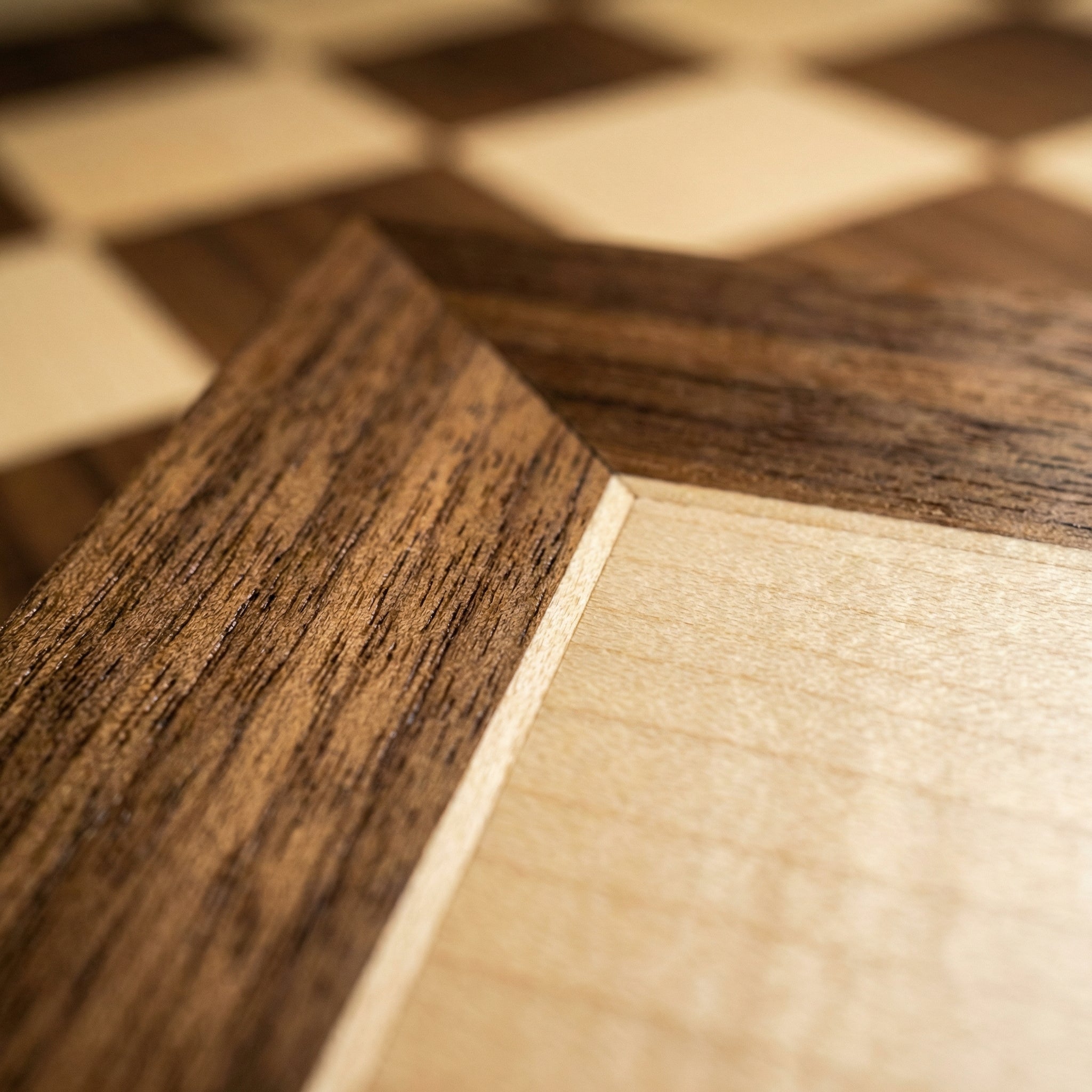 Wooden Chessboard 45 cm | Walnut & Maple